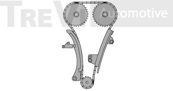 TREVI AUTOMOTIVE Комплект цели привода распредвала KC1025